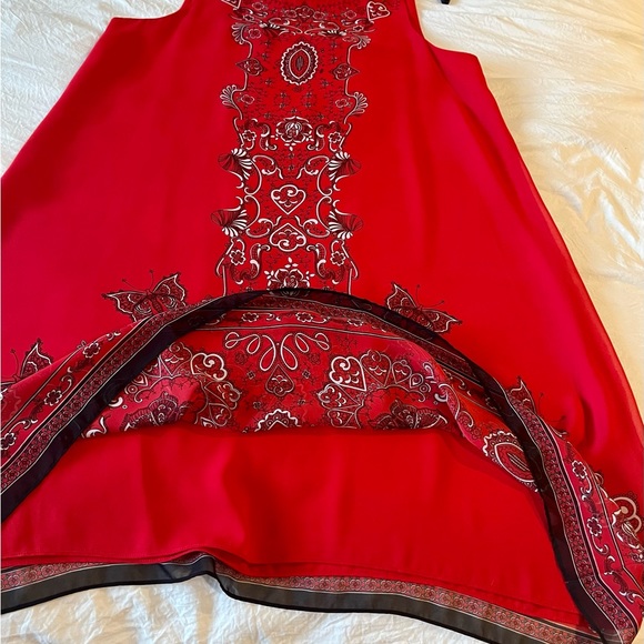 Max Studio A-line Red Sleeveless Dress - Picture 5 of 5